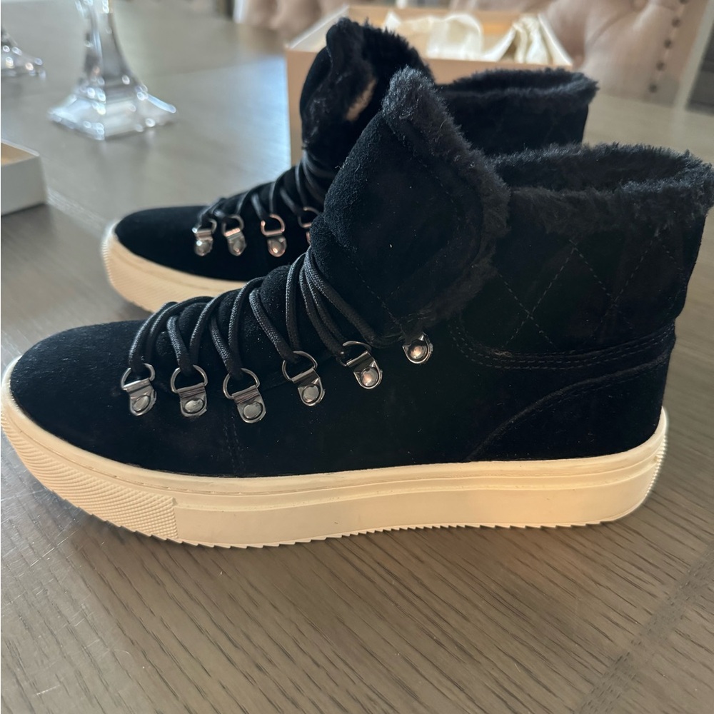 Marc Fisher LTD Daisie Faux Shearling Sneaker Boot